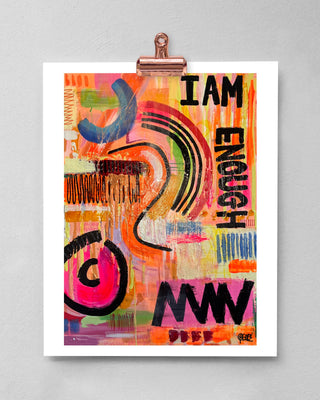 I am enough art print